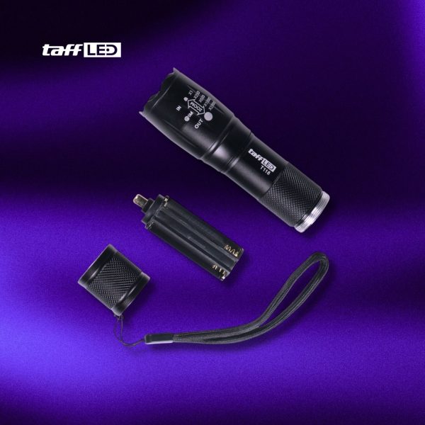 TaffLED Senter LED Cree T6 1000 Lumens with 395nm UV Light - T118