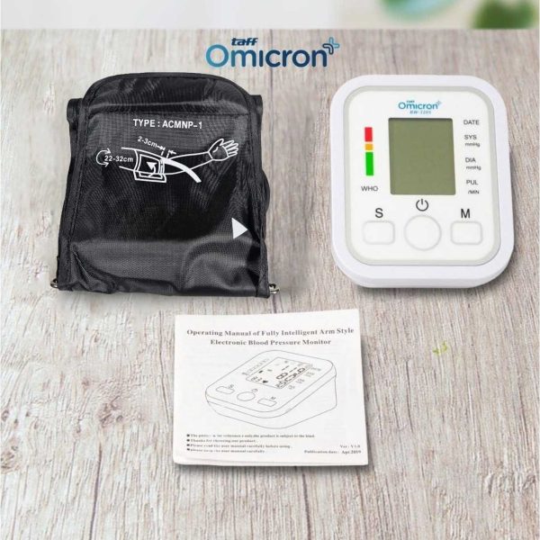 TaffOmicron Tensimeter Digital Pengukur Tekanan Darah - BW-3205