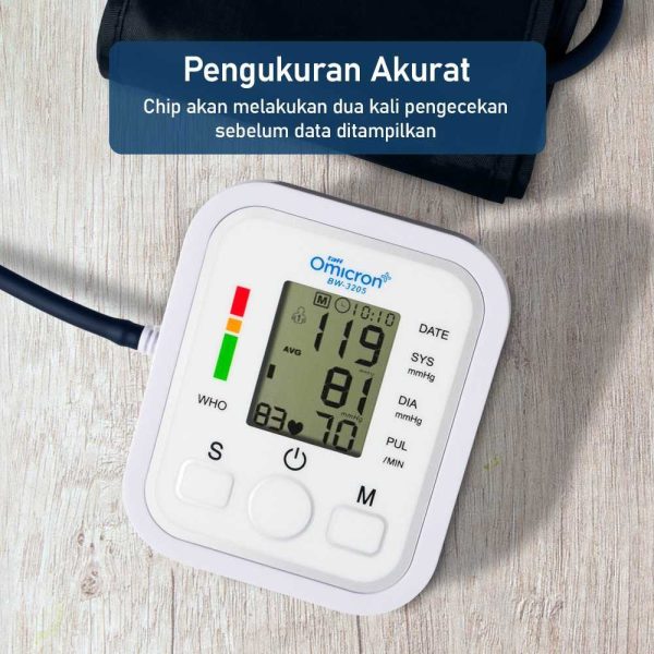 TaffOmicron Tensimeter Digital Pengukur Tekanan Darah - BW-3205