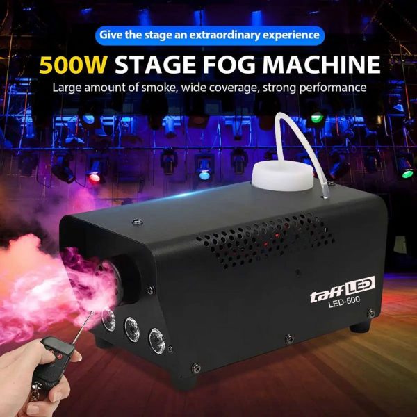 TaffLED Sistem Fogger Panggung Stage Machine Ejector with RGB LED - KY-LED500