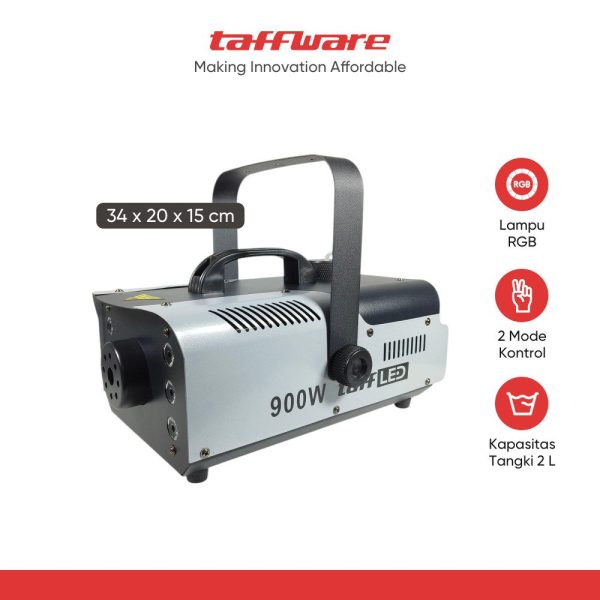 TaffLED Mesin Pembuat Kabut Mist Fog Machine RGB Remote 900W - FCGV90