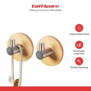 TaffHOME Gantungan Dinding Stainless Steel Hanger - S0130T