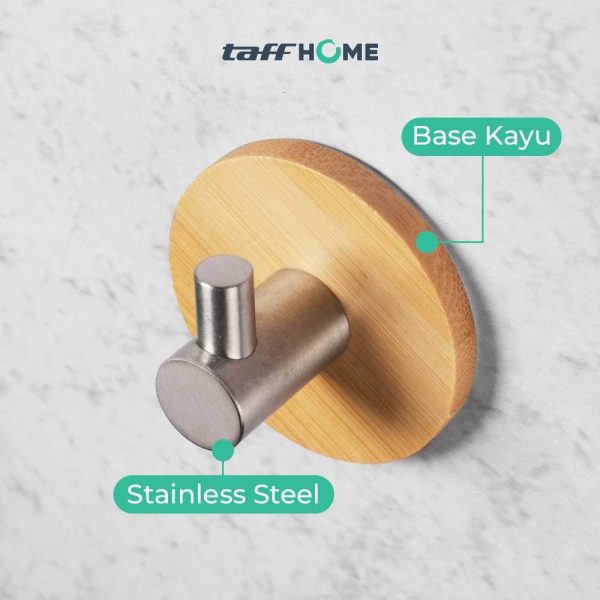TaffHOME Gantungan Dinding Stainless Steel Hanger - S0130T