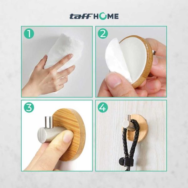 TaffHOME Gantungan Dinding Stainless Steel Hanger - S0130T