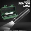 TaffLED Senter LED Mini Rechargable Telescopic Zoom XPE - 3187