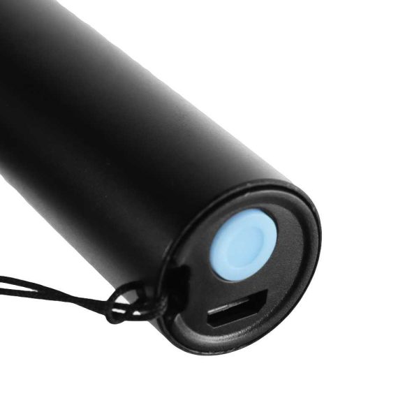 TaffLED Senter LED Mini Rechargable Telescopic Zoom XPE - 3187