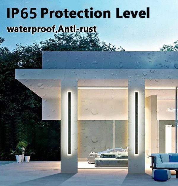 TaffLED Lampu Dinding Hias Outdoor Long Strip LED Lamp Warm White - IIS20
