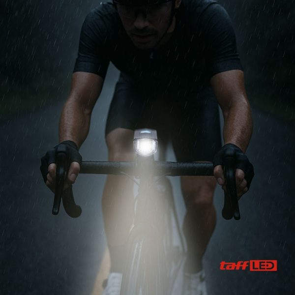 TaffLED Lampu Depan Sepeda LED USB Rechargeable 800mAh 300 Lumens - RPL25