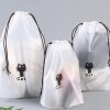 TaffPACK Kantong Pouch Plastik Serut Drawstring Bag Size M 18x25cm - VB-72