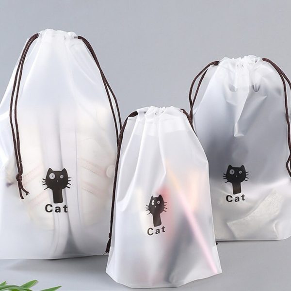 TaffPACK Kantong Pouch Plastik Serut Drawstring Bag Size M 18x25cm - VB-72
