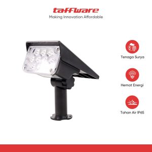 TaffLED Lampu Taman Hias Tancap Solar Power Waterproof 10 LED 2835 - TS-G2202
