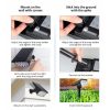 TaffLED Lampu Taman Hias Tancap Solar Power Waterproof 10 LED 2835 - TS-G2202