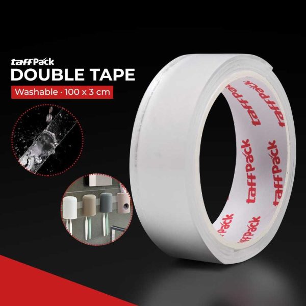 ginee_20251028173618014_0368802730.jpg TaffPACK Double Tape Perekat No Trace Adhesive Washable Sticker - J007