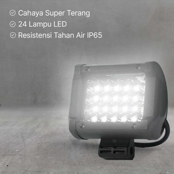 ginee_20251029112654306_7692828155.jpg TaffLED Foglamp Lampu Mobil Truck IP65 24 LED Cool White 72W - JT072