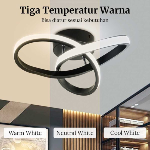 ginee_20251029114700805_1103734280.jpg TaffLED Lampu LED Plafon Dimmable Ceiling Light Clover 3 Color 40W - P36