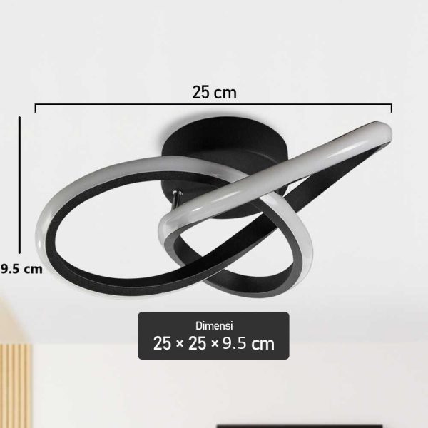 ginee_20251029114700949_3305955853.jpg TaffLED Lampu LED Plafon Dimmable Ceiling Light Clover 3 Color 40W - P36