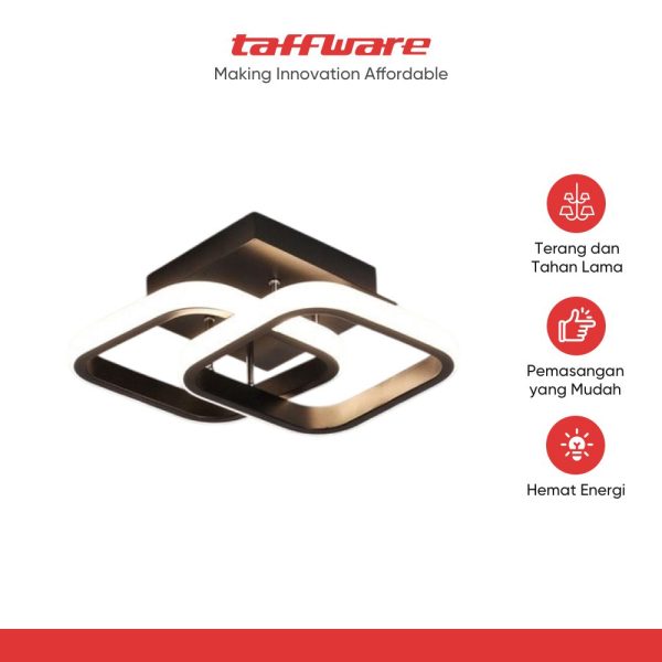 ginee_20251029115310324_2032130031.jpg TaffLED Lampu Plafon LED Modern Ceiling Light 22W 3in1 Color - KG821