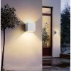 TaffLED Lampu Dinding Hias Outdoor Modern Aluminium 6W Warm White - MSL021
