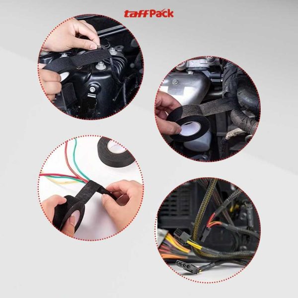TaffPACK Lakban Kain Adhesive Cloth Tape Heat Resistant 15M - TF11