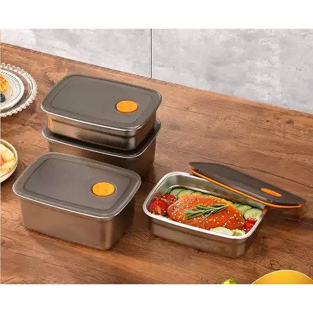 TaffHOME Kotak Makan Lunch Box Multifunction Stainless Steel 304 550ml - AC-21