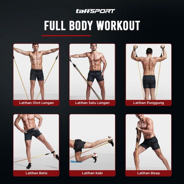 taffsport-set-tali-stretching-resistance-band-11-pcsset-yr2-11 TaffSPORT Set Tali Stretching Resistance Band 11 PCS/set - YR2-11