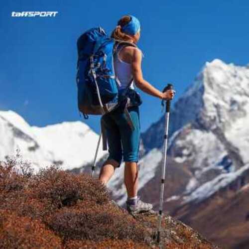 TaffSPORT Tongkat Hiking Trekking Pole Telescopic Aluminium 4 Section - X-110