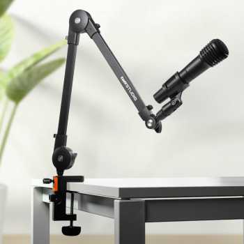 TaffSTUDIO Arm Stand Mikrofon Scissor Lazypod Aluminium without Spring - KX035