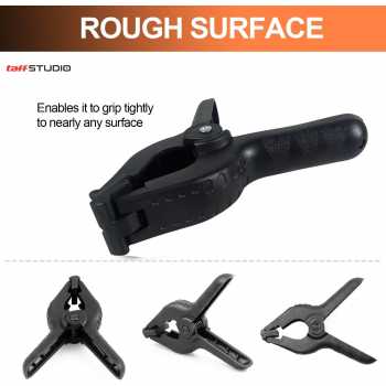 TaffSTUDIO Klip Jepit Backdrop Studio Fotografi dan Papan Woodworking - PJ-11-6