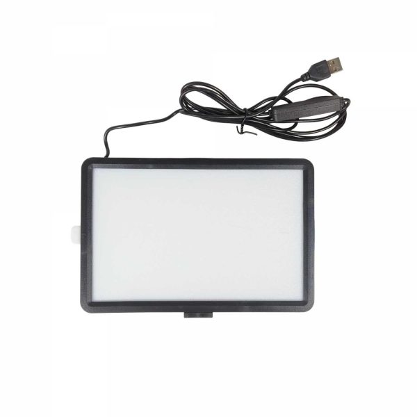 TaffSTUDIO Lampu Kamera Studio LED Portable Flat Fill Light 8 Inch - LPL-02