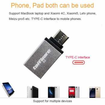Taffware OTG USB 3.1 to USB Type C 10 Gbps Adapter Converter - A2
