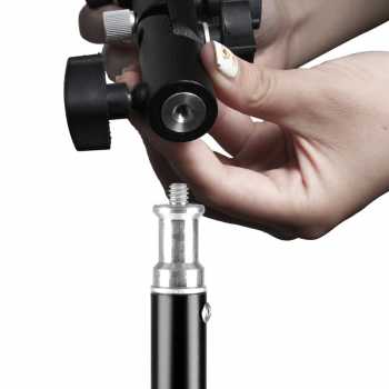 TaffSTUDIO Portable Tripod Light Studio 1/4 Thread 5 Section 350cm - SN453