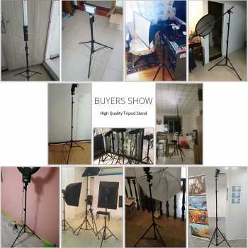 TaffSTUDIO Portable Tripod Light Studio 1/4 Thread 5 Section 350cm - SN453