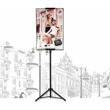 TaffSTUDIO Telescopic Tripod Poster Banner Iklan Stand - FC-281