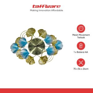 ginee_20251105172650734_4801588189.jpg TaffHOME Jam Dinding Dekorasi Quartz Decoration Luxury European Style - 2077-7552