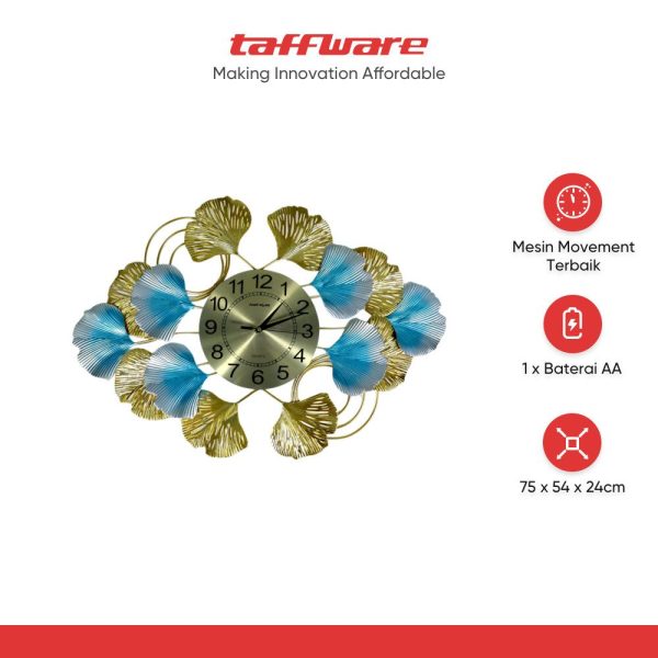 ginee_20251105172650734_4801588189.jpg TaffHOME Jam Dinding Dekorasi Quartz Decoration Luxury European Style - 2077-7552