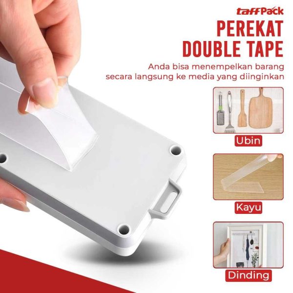 ginee_20251105172659410_7004110769.jpg TaffPACK Perekat Double Tape Acrylic Adhesive Transparent Sticker - J4702