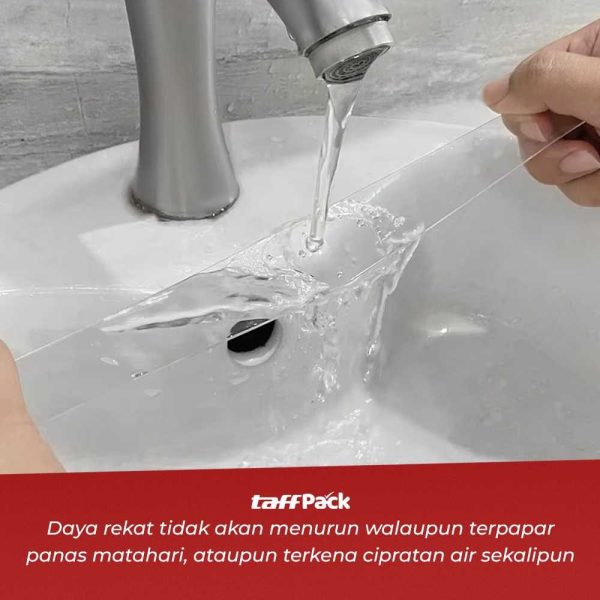 ginee_20251105172659447_5082521768.jpg TaffPACK Perekat Double Tape Acrylic Adhesive Transparent Sticker - J4702