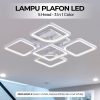 ginee_20251105172749359_9520852999.jpg TaffLED Lampu Plafon LED Chandelier Dimmable 60W 5 Head 3in1 Color - 8626