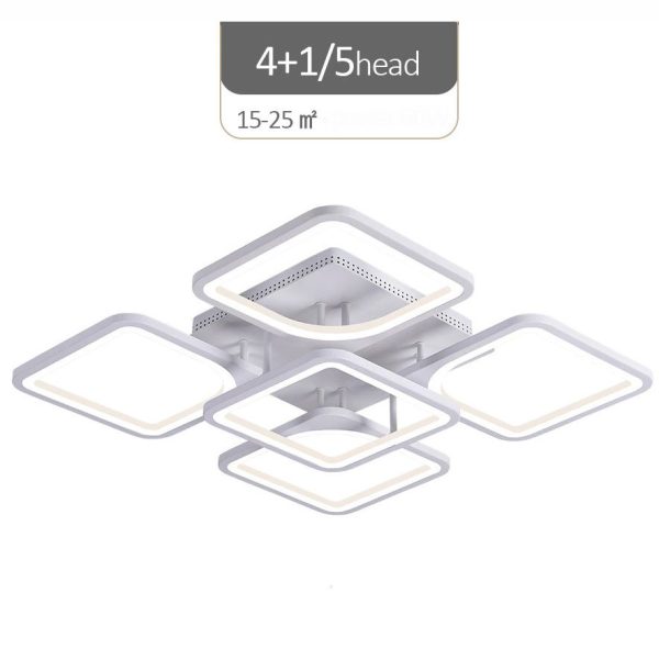 ginee_20251105172749404_4930543483.jpg TaffLED Lampu Plafon LED Chandelier Dimmable 60W 5 Head 3in1 Color - 8626