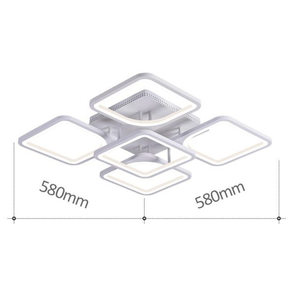 ginee_20251105172749670_6997116611.jpg TaffLED Lampu Plafon LED Chandelier Dimmable 60W 5 Head 3in1 Color - 8626