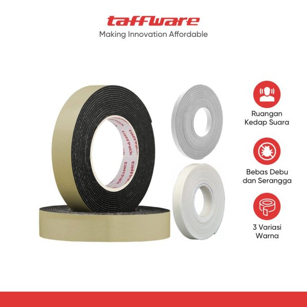 TaffPACK Lis Strip Pintu Door Noise Insulation Sealing Tape 5Mx3cm - B35