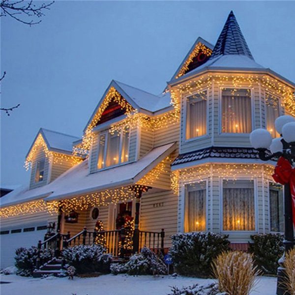 TaffLED Lampu Hias Gorden String Lights Icicle Fairy Waterproof 5M - EK-04