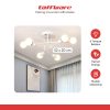 TaffLED Fitting Lampu Plafon LED Minimalis Ceiling 6 Head E27 220V - X099