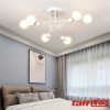 TaffLED Fitting Lampu Plafon LED Minimalis Ceiling 6 Head E27 220V - X099