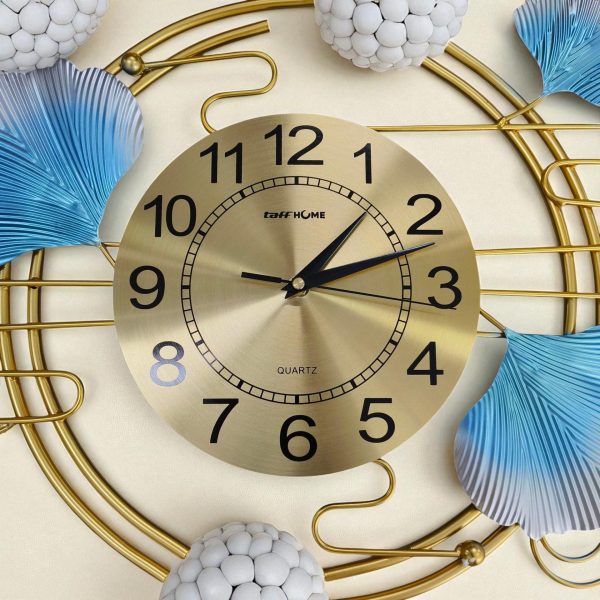 TaffHOME Jam Dinding Elegan European Style Iron Silent Movement 86cm - 2183