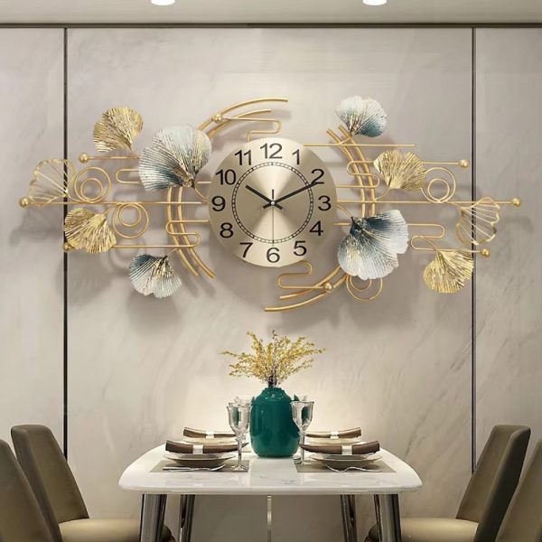TaffHOME Jam Dinding Elegan European Style Iron Silent Movement 86cm - 2183