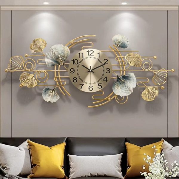 TaffHOME Jam Dinding Elegan European Style Iron Silent Movement 86cm - 2183
