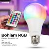 TaffLED Lampu Bohlam RGB 15W E27 dengan Remote Control - B5