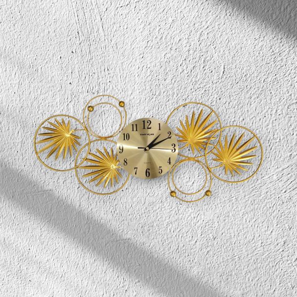 TaffHOME Jam Dinding Elegan European Style Iron Silent Movement 60cm - 29208J