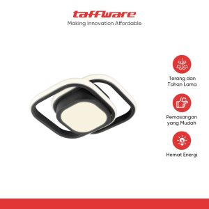ginee_20251105180720409_6193773423.jpg TaffLED Lampu LED Plafon Dimmable Ceiling Light Square 3 Color 40W - Z318